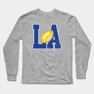 Big Bold Los Angeles Rams Monogram Long Sleeve T-Shirt